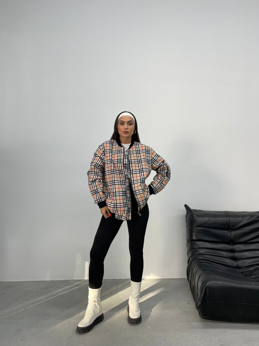 Berry Jinova Collection Kadın Oversize Bomber Ceket